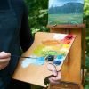 London Fine Art Studios Lavender Hill Colours Atelier Courses Art Shop New Wave Highland Palette Held in Left Hand
