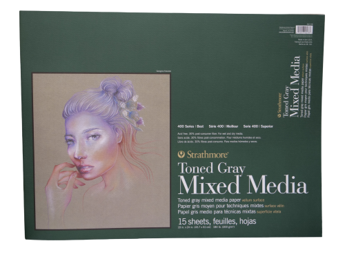 Strathmore Series 400 Toned Tan mixed Media Pad 18x24 Inches (Medium) (Copy)
