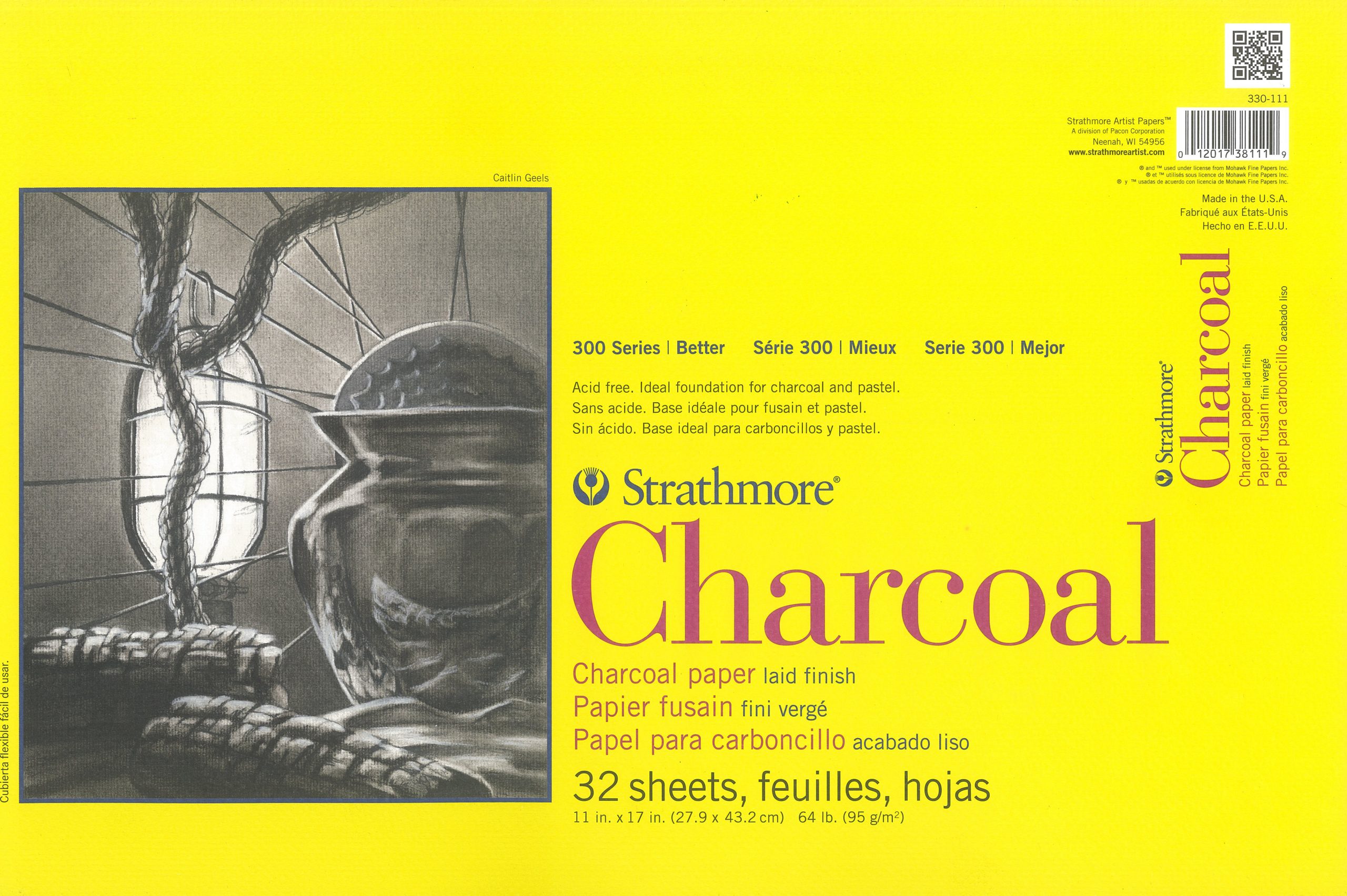 Strathmore Series 300 Charcoal Pad 11x17 inch