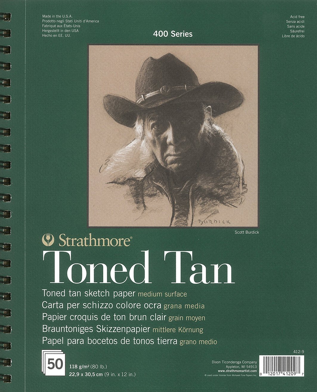Strathmore Toned Tan 9x12