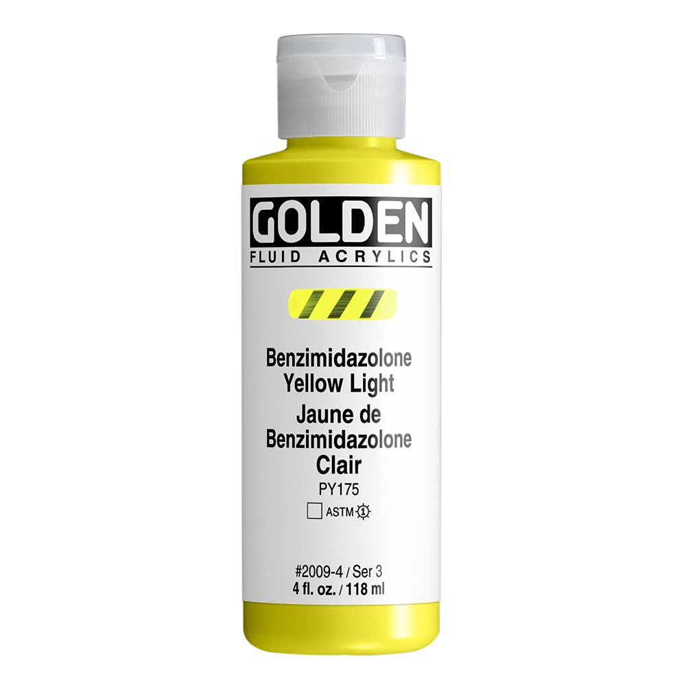 Golden Fluid Acrylic - Benzimidazolone Yellow Light