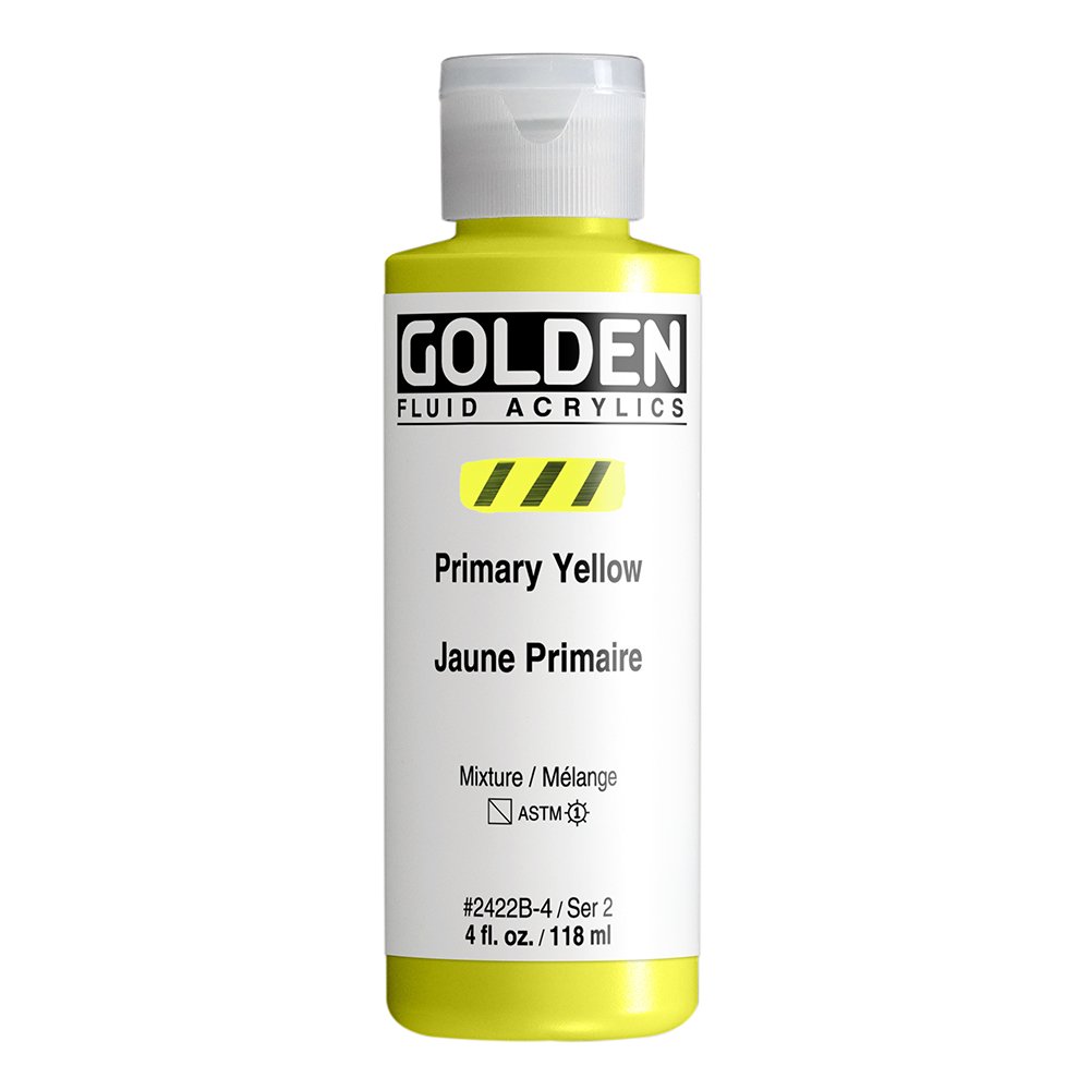 Golden Fluid Acrylic - Primary Yellow
