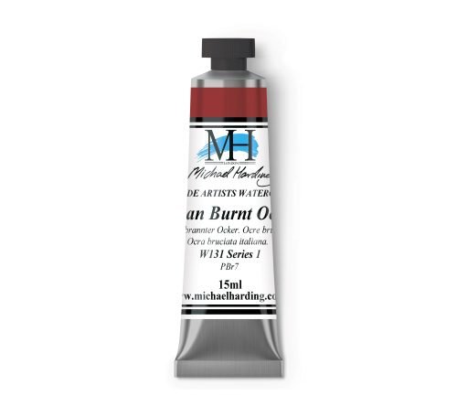 Michael Harding Artists Watercolour: Italian Burnt Ochre (No. W131) 15ml